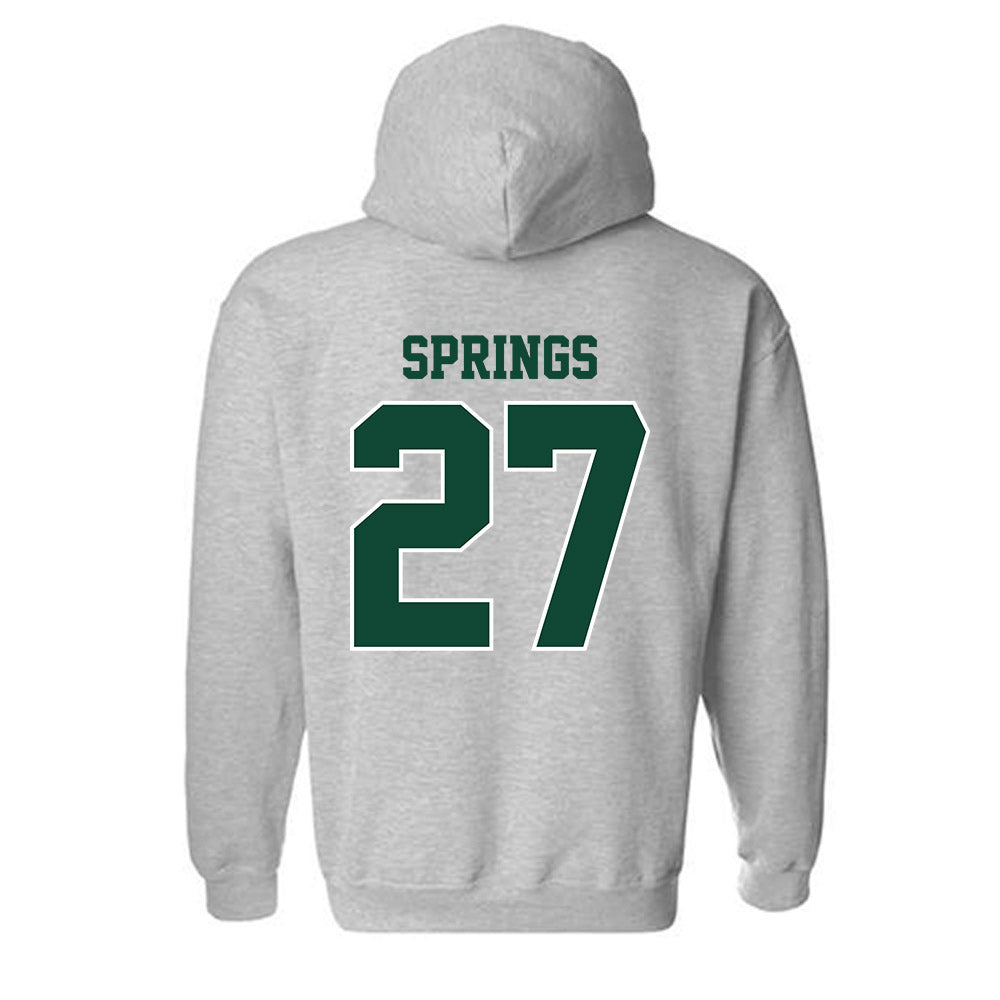 Portland State - NCAA Football : Quincy Springs - Classic Shersey Hooded Sweatshirt-1