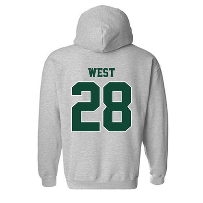 Portland State - NCAA Football : Dionte West - Classic Shersey Hooded Sweatshirt-1