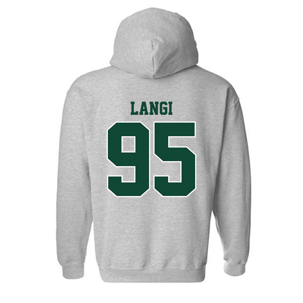 Portland State - NCAA Football : Siaosi Langi - Classic Shersey Hooded Sweatshirt-1