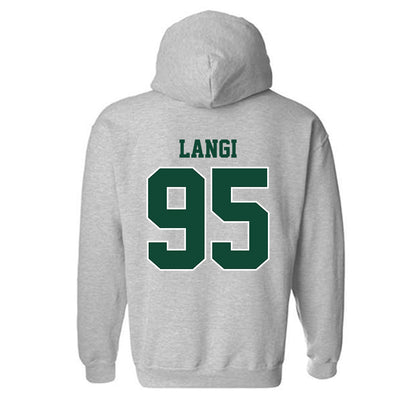 Portland State - NCAA Football : Siaosi Langi - Classic Shersey Hooded Sweatshirt-1