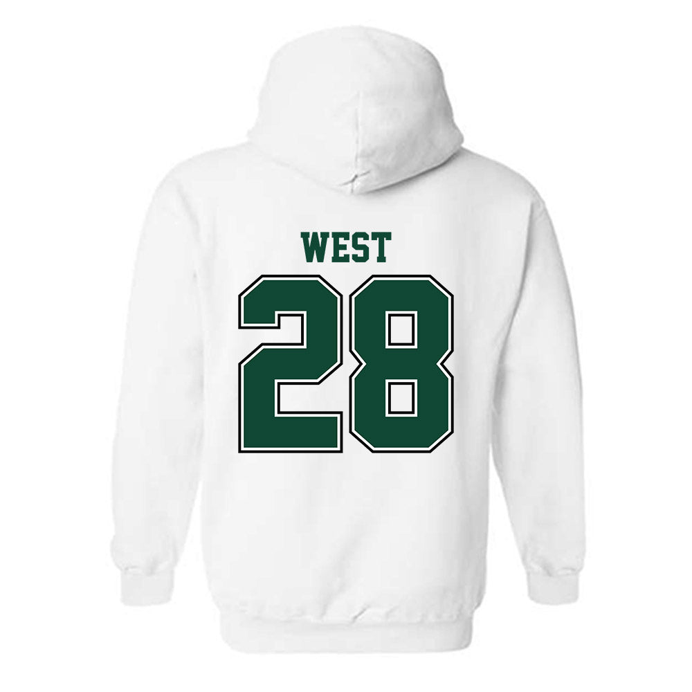 Portland State - NCAA Football : Dionte West - Classic Shersey Hooded Sweatshirt-1