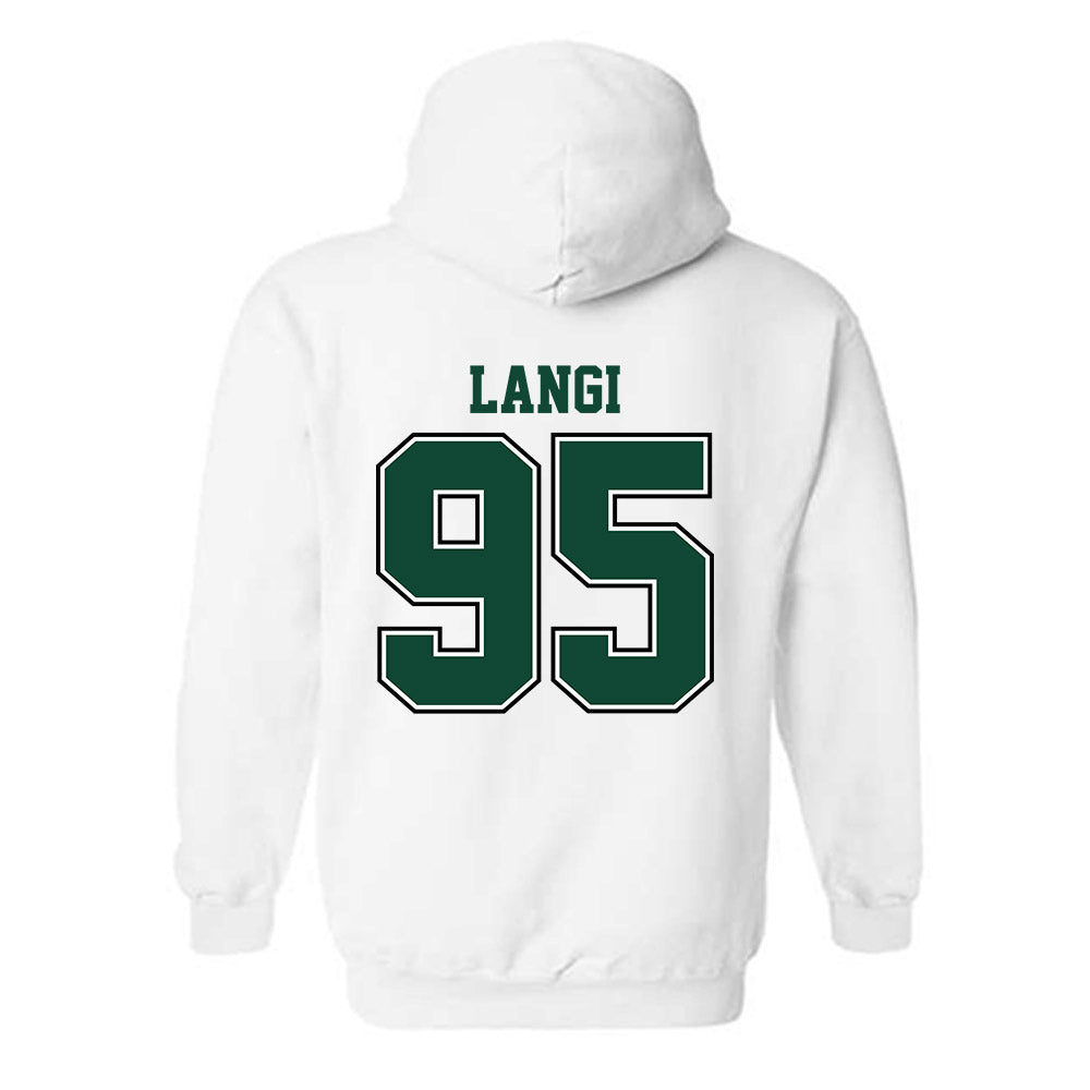Portland State - NCAA Football : Siaosi Langi - Classic Shersey Hooded Sweatshirt-1