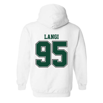 Portland State - NCAA Football : Siaosi Langi - Classic Shersey Hooded Sweatshirt-1