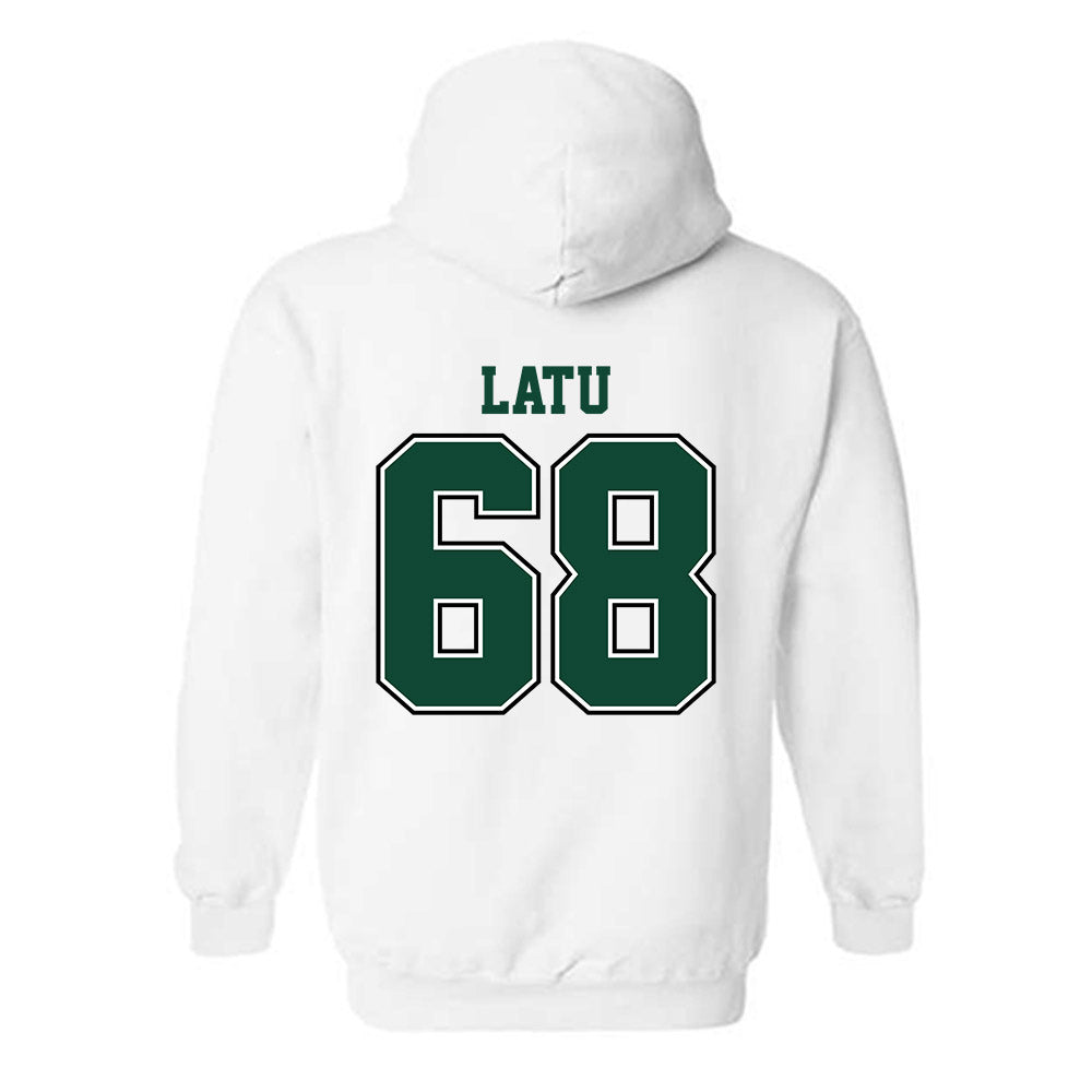 Portland State - NCAA Football : Semisi Latu - Classic Shersey Hooded Sweatshirt-1
