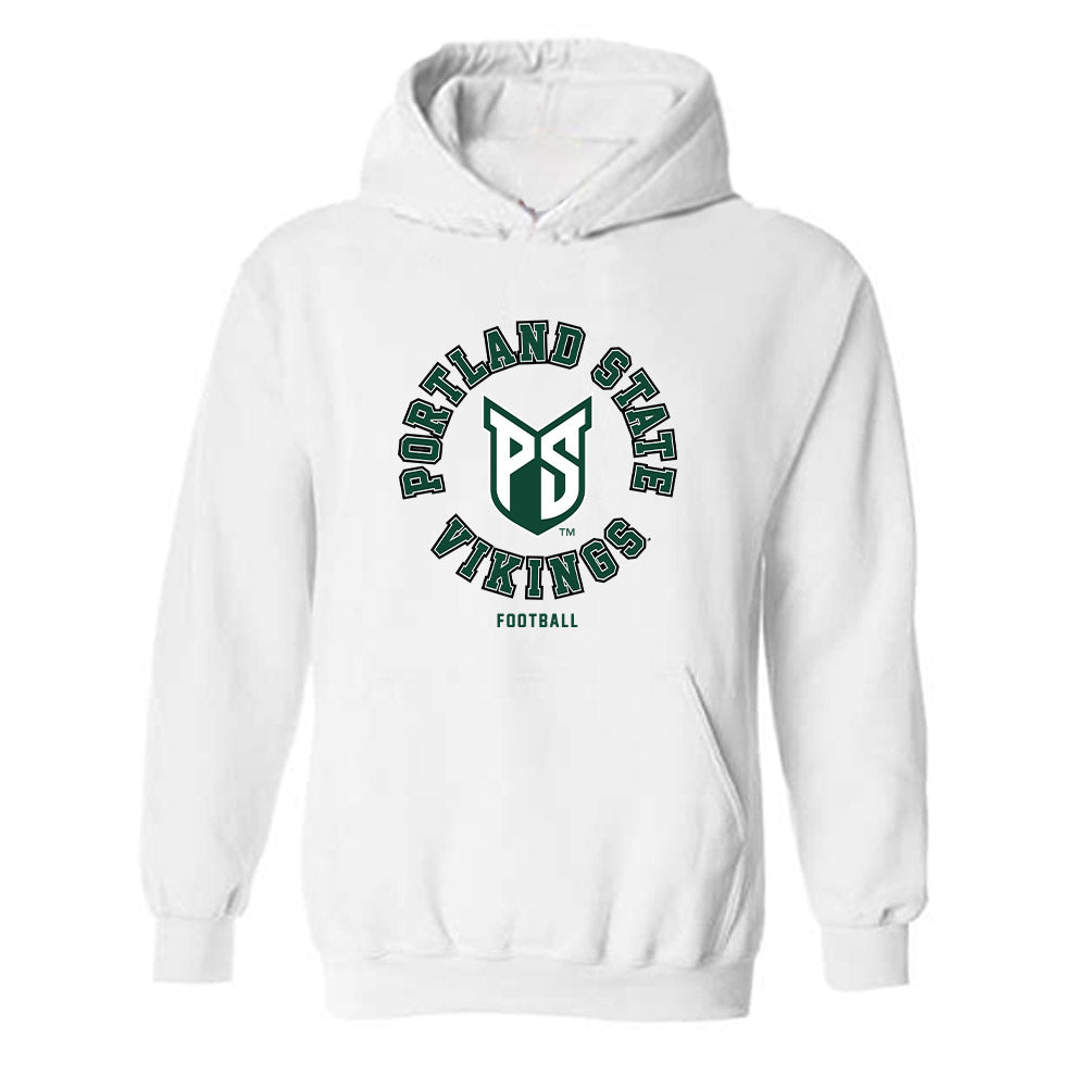 Portland State - NCAA Football : Cole Wilson - Classic Shersey Hooded Sweatshirt-0