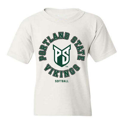 Portland State - NCAA Softball : Breanna Lutz - Classic Shersey Youth T-Shirt-0