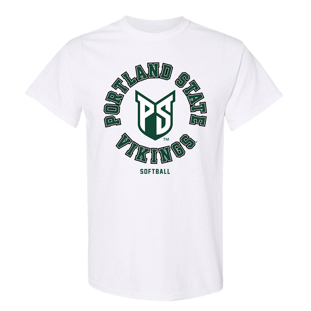 Portland State - NCAA Softball : Claire Masters - Classic Shersey T-Shirt-0