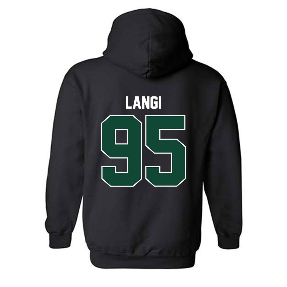 Portland State - NCAA Football : Siaosi Langi - Classic Shersey Hooded Sweatshirt-1