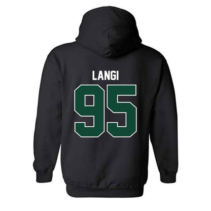 Portland State - NCAA Football : Siaosi Langi - Classic Shersey Hooded Sweatshirt-1
