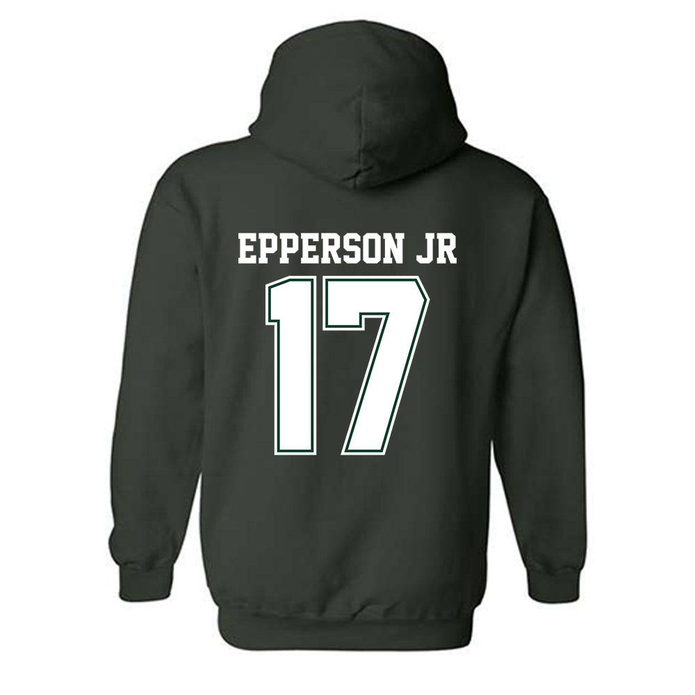 Portland State - NCAA Football : Jonathan Epperson Jr - Classic Shersey Hooded Sweatshirt-1