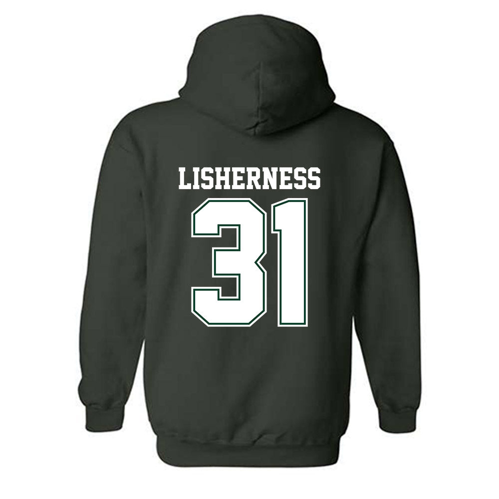 Portland State - NCAA Football : Logan Lisherness - Classic Shersey Hooded Sweatshirt-1