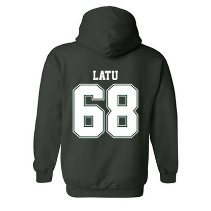 Portland State - NCAA Football : Semisi Latu - Classic Shersey Hooded Sweatshirt-1