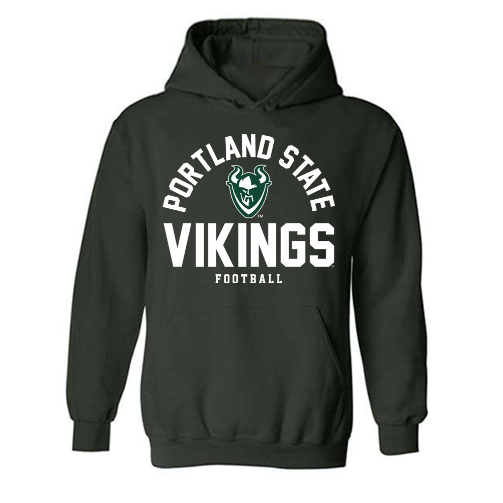 Portland State - NCAA Football : Niall Raby - Classic Shersey Hooded Sweatshirt-0