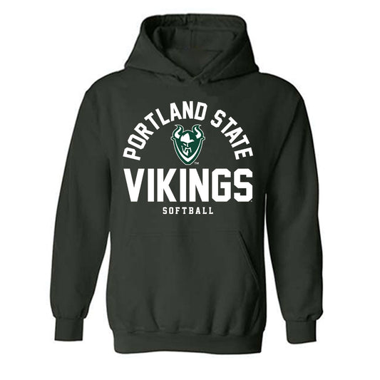 Portland State - NCAA Softball : Elise Sanchez - Classic Shersey Hooded Sweatshirt-0