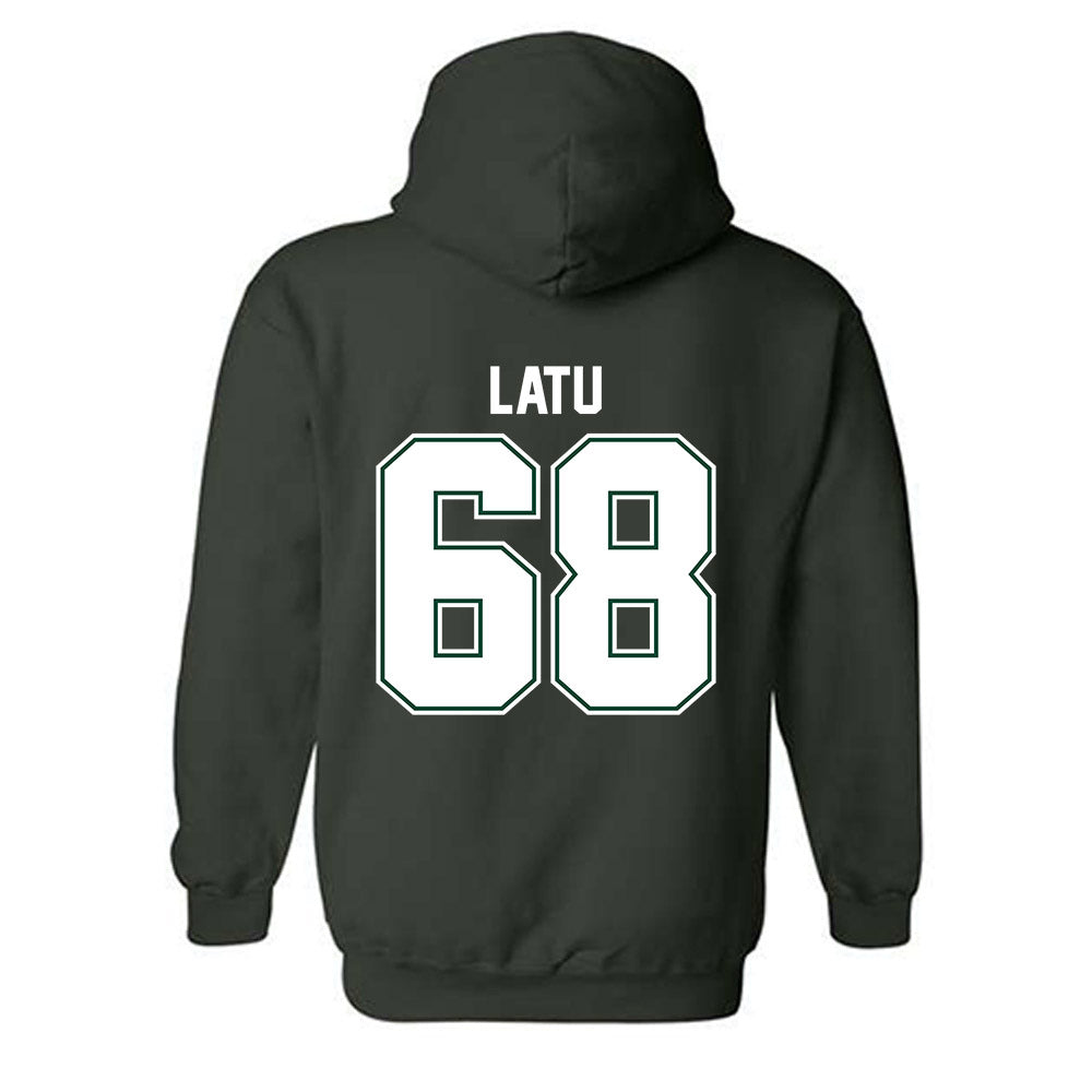 Portland State - NCAA Football : Semisi Latu - Classic Shersey Hooded Sweatshirt-1