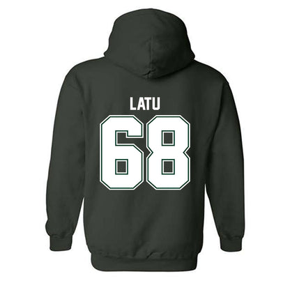 Portland State - NCAA Football : Semisi Latu - Classic Shersey Hooded Sweatshirt-1