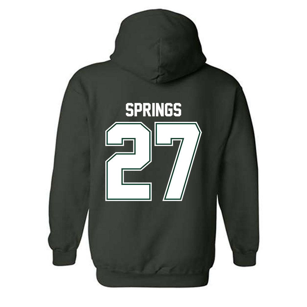 Portland State - NCAA Football : Quincy Springs - Classic Shersey Hooded Sweatshirt-1