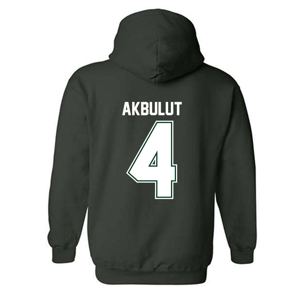 Portland State - NCAA Women's Volleyball : Asya Akbulut - Classic Shersey Hooded Sweatshirt-1
