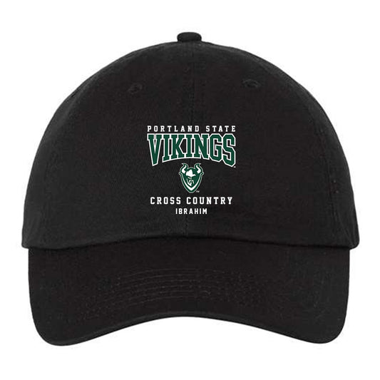 Portland State - NCAA Men's Cross Country : Farhan Ibrahim - Dad Hat-0