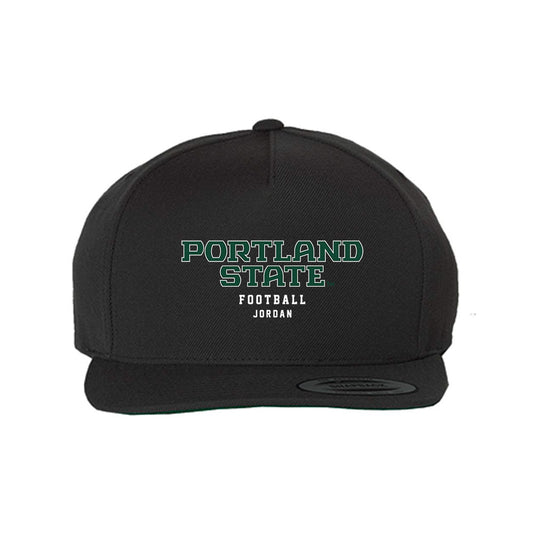 Portland State - NCAA Football : CJ Jordan - Snapback Hat-0