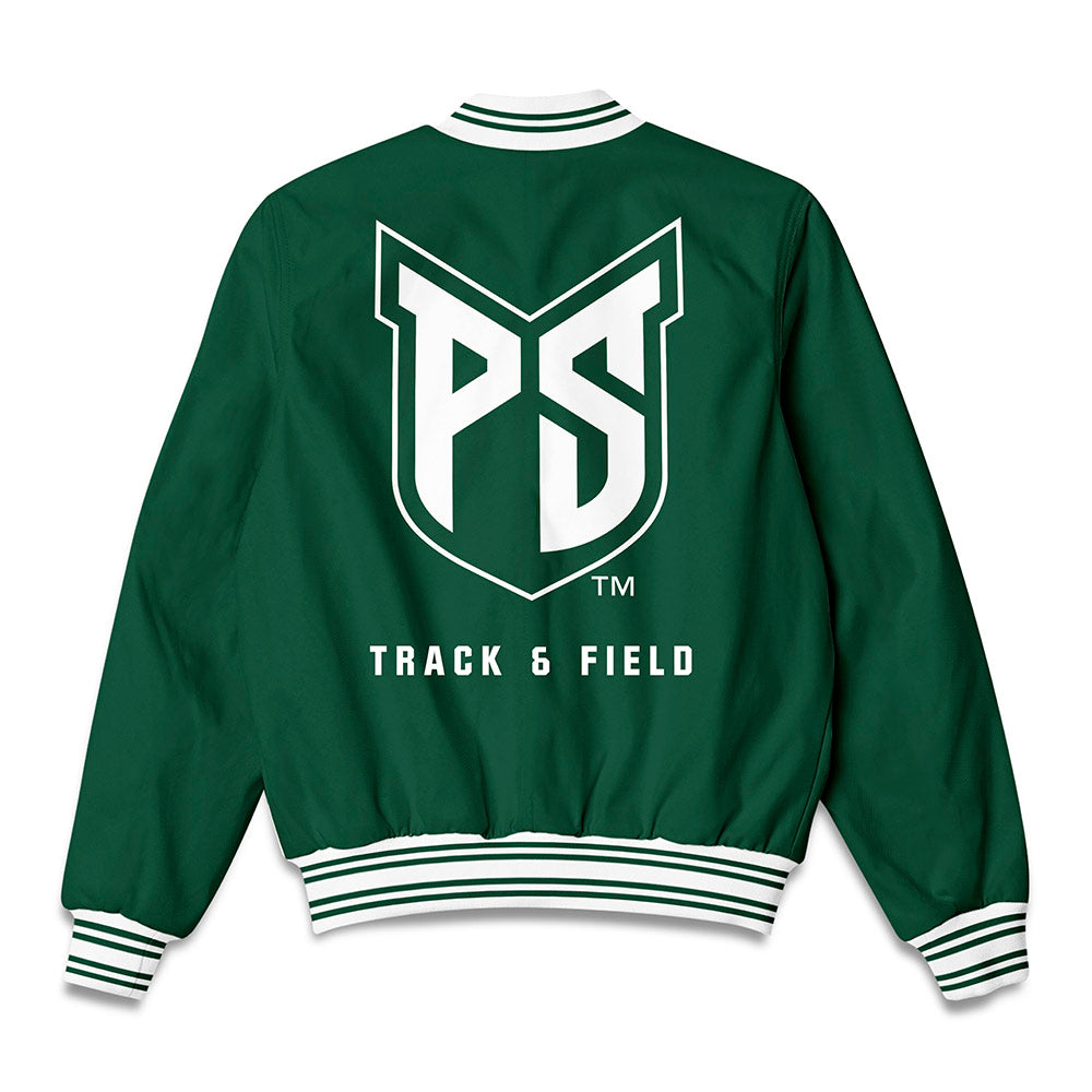 Portland State - NCAA Women's Track & Field : Norhan Abdel Halim - Bomber Jacket-1