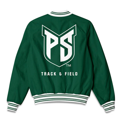 Portland State - NCAA Women's Track & Field : Savannah Beasley - Bomber Jacket-1