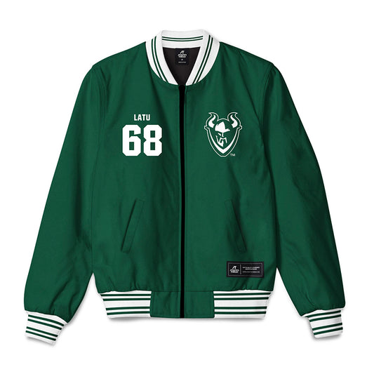Portland State - NCAA Football : Semisi Latu - Bomber Jacket-0