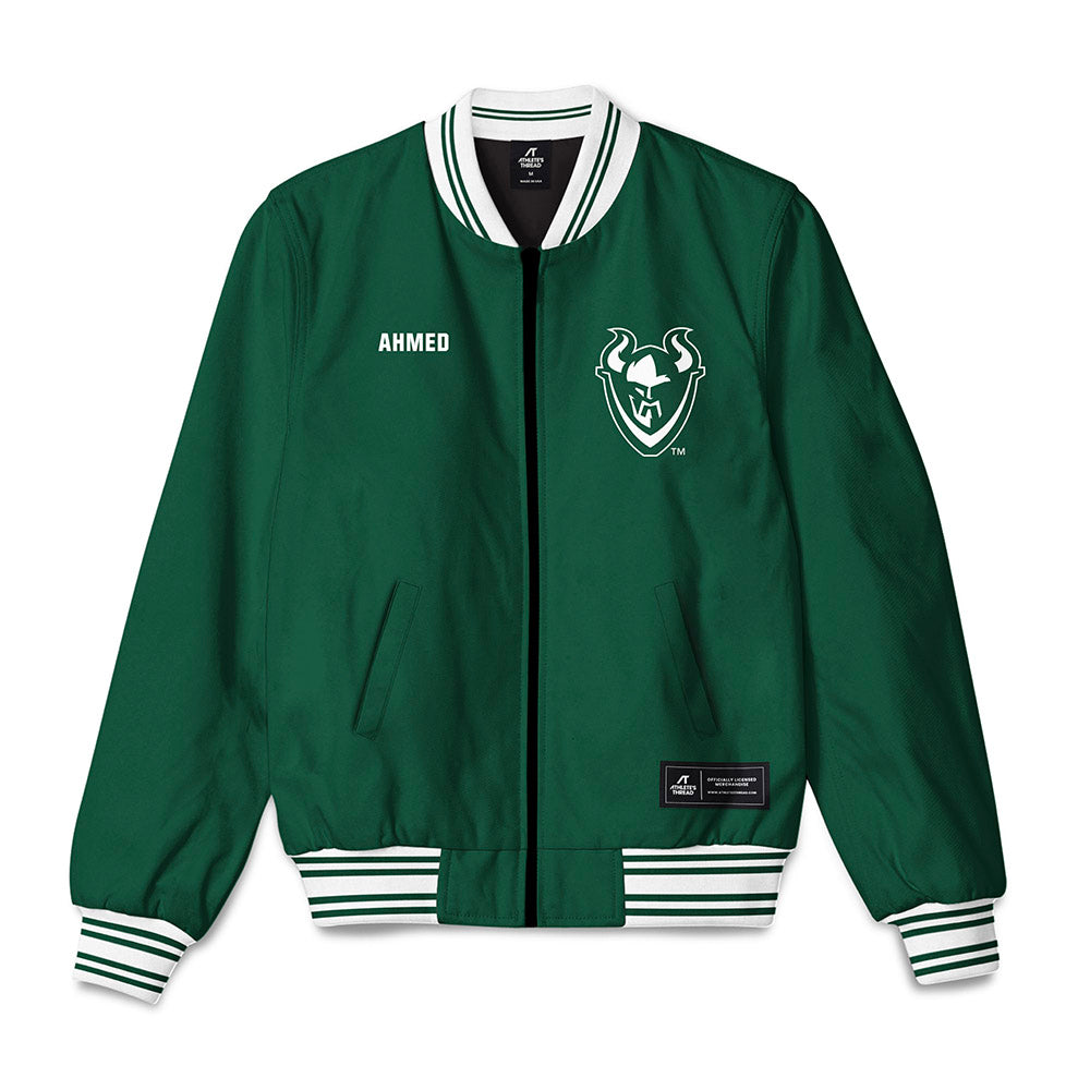 Portland State - NCAA Men's Track & Field : Mohamed Ahmed - Bomber Jacket-0