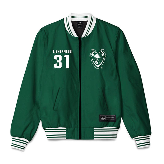Portland State - NCAA Football : Logan Lisherness - Bomber Jacket-0