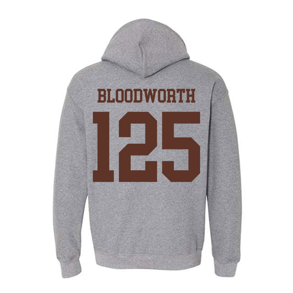 Quincy - NCAA Wrestling : Brawnsen Bloodworth - Classic Shersey Hooded Sweatshirt-1