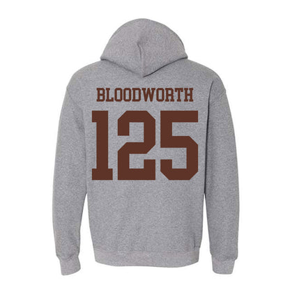 Quincy - NCAA Wrestling : Brawnsen Bloodworth - Classic Shersey Hooded Sweatshirt-1