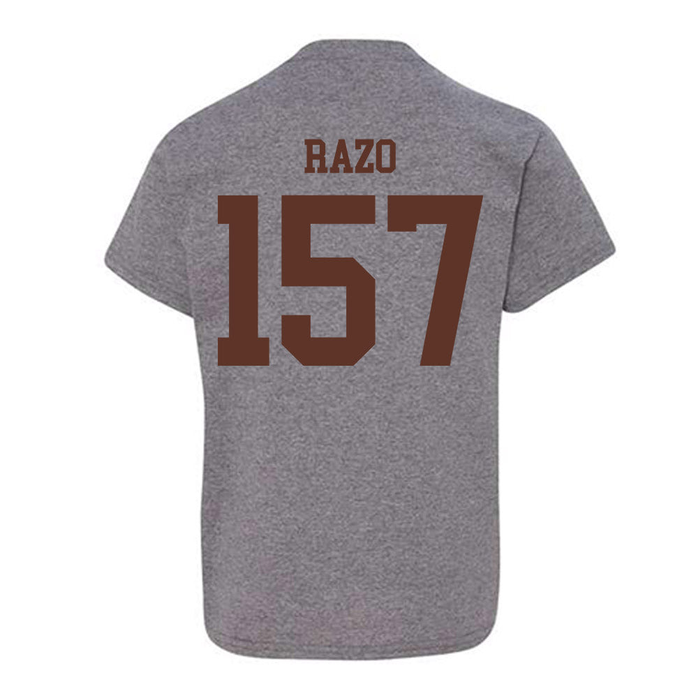 Quincy - NCAA Wrestling : Saul Razo - Classic Shersey Youth T-Shirt-1