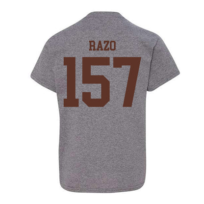 Quincy - NCAA Wrestling : Saul Razo - Classic Shersey Youth T-Shirt-1