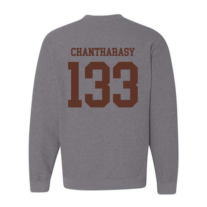 Quincy - NCAA Wrestling : Miller Chantharasy - Classic Shersey Crewneck Sweatshirt-1