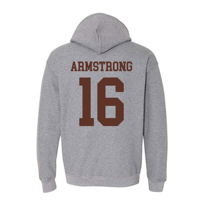 Quincy - NCAA Baseball : Cam Armstrong - Classic Shersey Hooded Sweatshirt-1