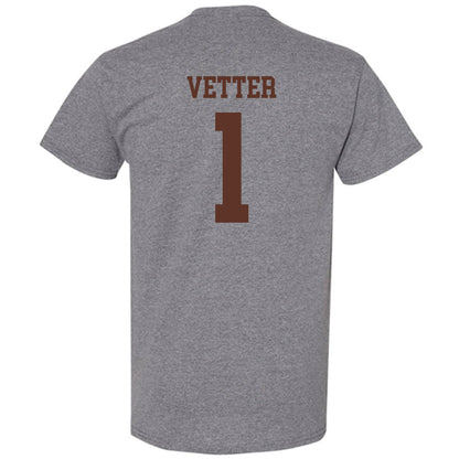 Quincy - NCAA Men's Lacrosse : Austin Vetter - Classic Shersey T-Shirt-1