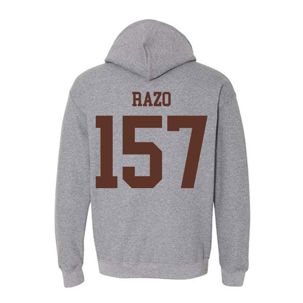 Quincy - NCAA Wrestling : Saul Razo - Classic Shersey Hooded Sweatshirt-1