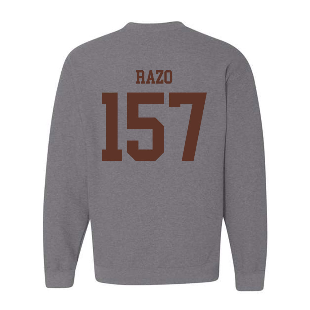 Quincy - NCAA Wrestling : Saul Razo - Classic Shersey Crewneck Sweatshirt-1