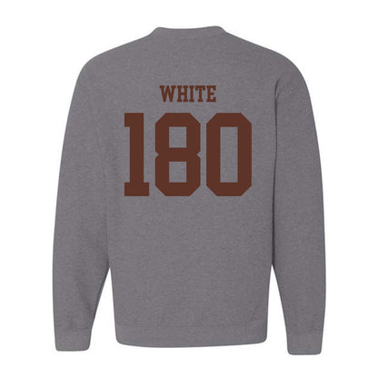 Quincy - NCAA Wrestling : Trinity White - Classic Shersey Crewneck Sweatshirt-1