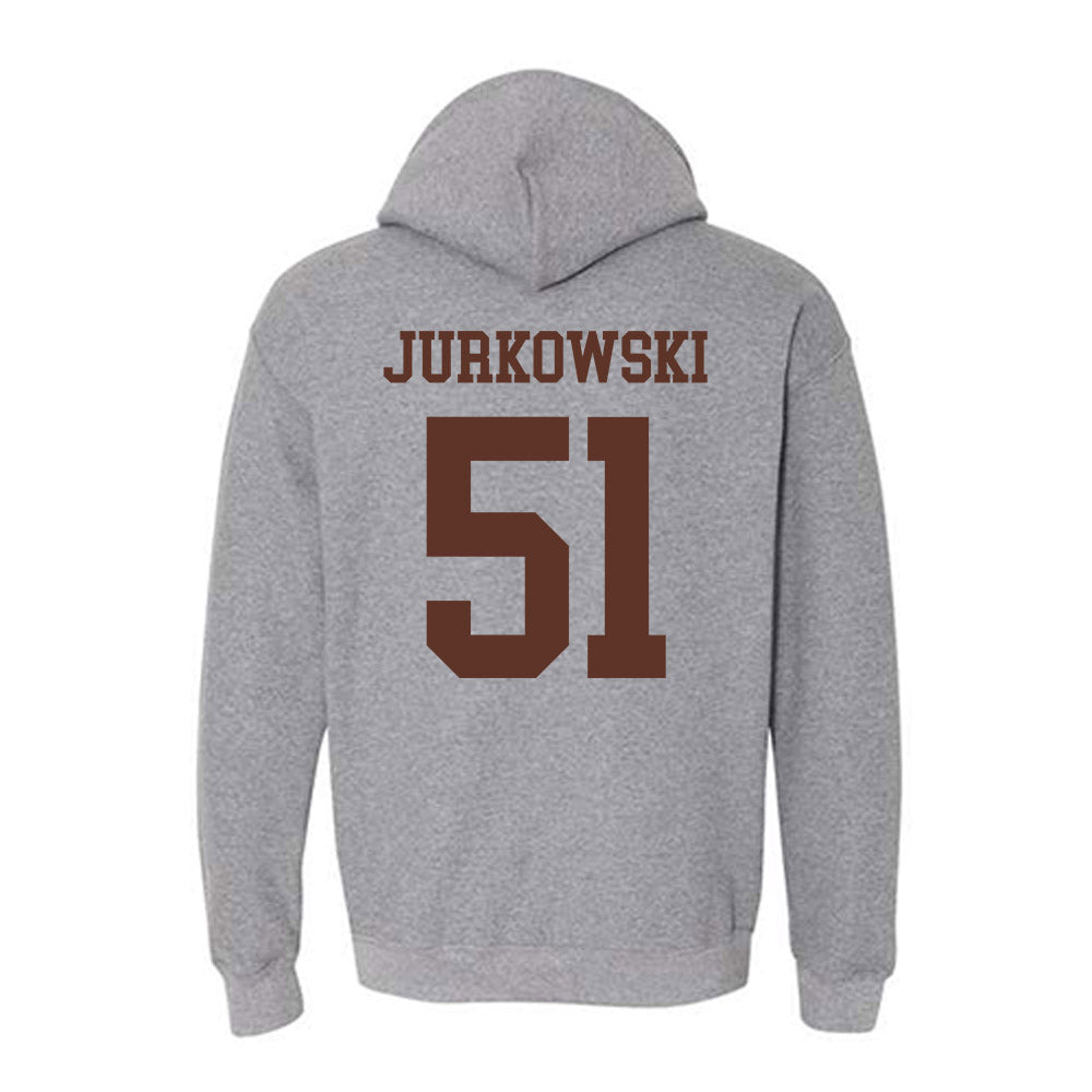 Quincy - NCAA Football : Jayden Jurkowski - Classic Shersey Hooded Sweatshirt-1
