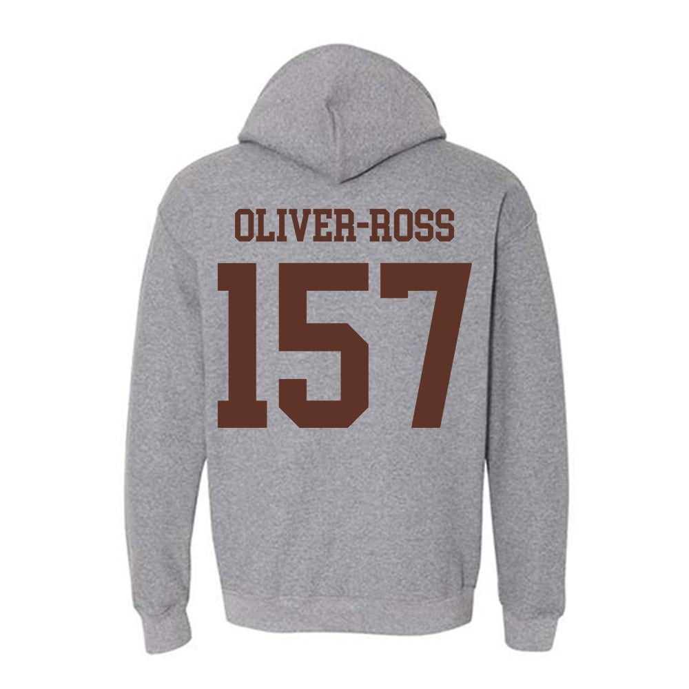 Quincy - NCAA Wrestling : Josiah Oliver-Ross - Classic Shersey Hooded Sweatshirt-1