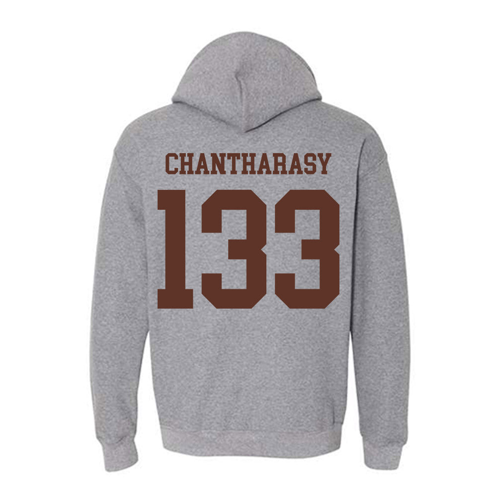 Quincy - NCAA Wrestling : Miller Chantharasy - Classic Shersey Hooded Sweatshirt-1