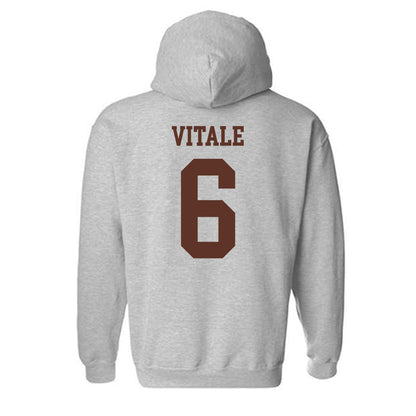 Quincy - NCAA Baseball : Jake Vitale - Classic Shersey Hooded Sweatshirt-1