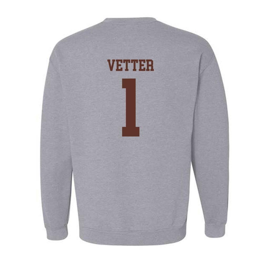 Quincy - NCAA Men's Lacrosse : Austin Vetter - Classic Shersey Crewneck Sweatshirt-1