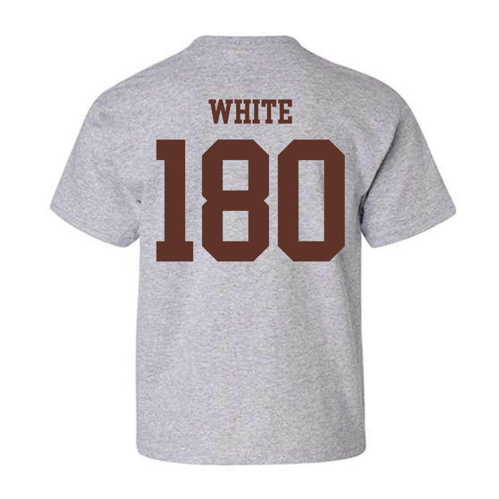 Quincy - NCAA Wrestling : Trinity White - Classic Shersey Youth T-Shirt-1