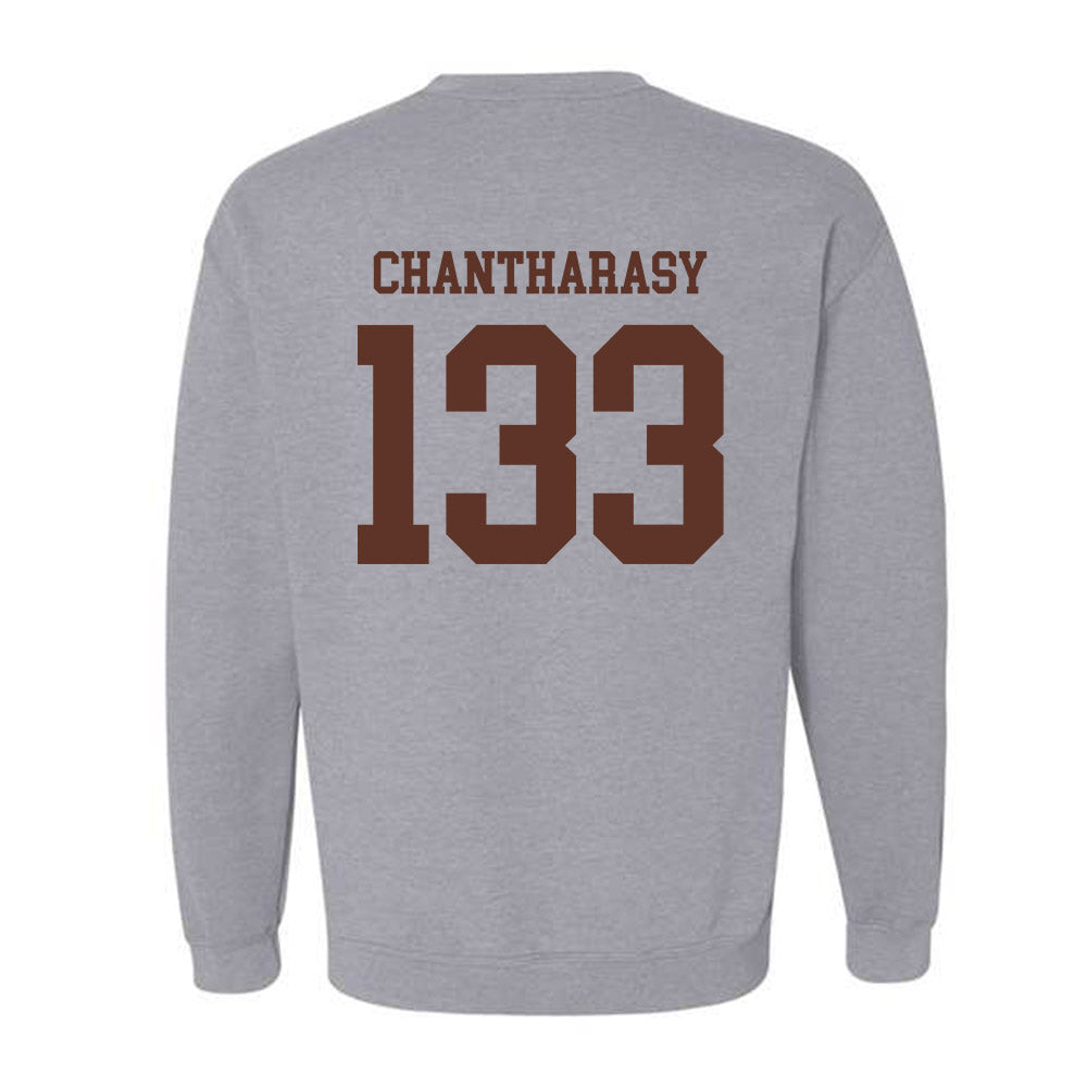 Quincy - NCAA Wrestling : Miller Chantharasy - Classic Shersey Crewneck Sweatshirt-1