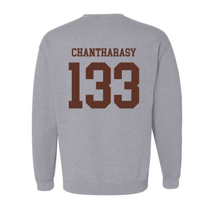 Quincy - NCAA Wrestling : Miller Chantharasy - Classic Shersey Crewneck Sweatshirt-1