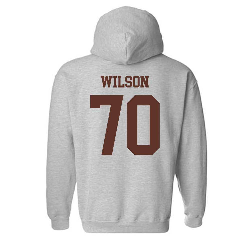 Quincy - NCAA Football : Damian Wilson - Classic Shersey Hooded Sweatshirt-1