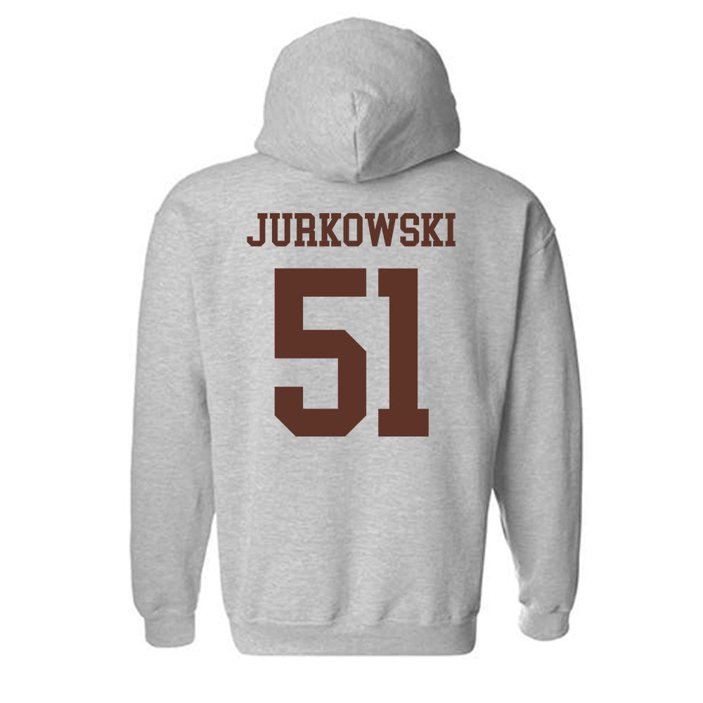 Quincy - NCAA Football : Jayden Jurkowski - Classic Shersey Hooded Sweatshirt-1