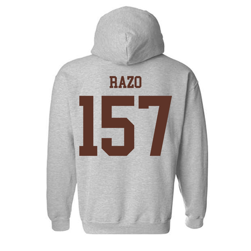 Quincy - NCAA Wrestling : Saul Razo - Classic Shersey Hooded Sweatshirt-1